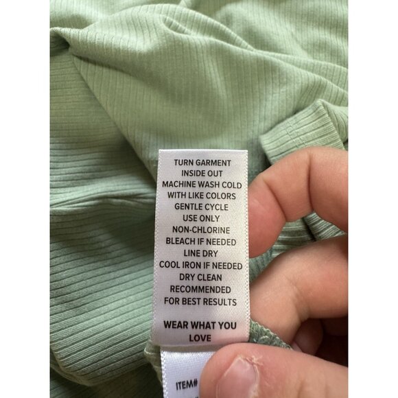 Torrid Super Soft Light Rib Knit Granite Green Tank Top Plus Sz 1X Lace Trim NWT - Picture 9 of 11